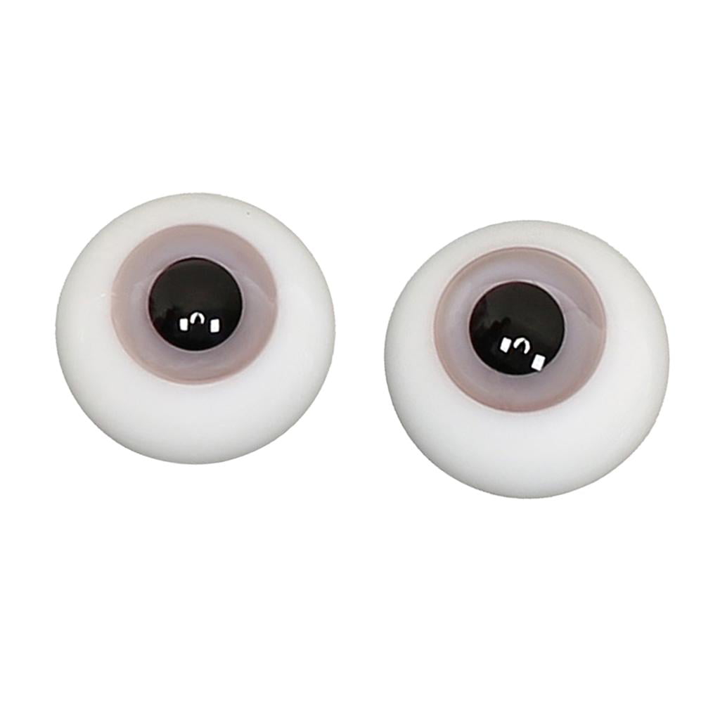 6mm Doll Glass Eyes Eyeball for BJD Dolls and Craft Making Accessory (Blue), Size: As described