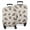 Beige Highland Cow, variant on Yellow Buffalo Mountain Pattern Luggage Cover Fashion Suitcase Cover Baggage Covers Fit 25-28 Inch Luggage (Go Travel)