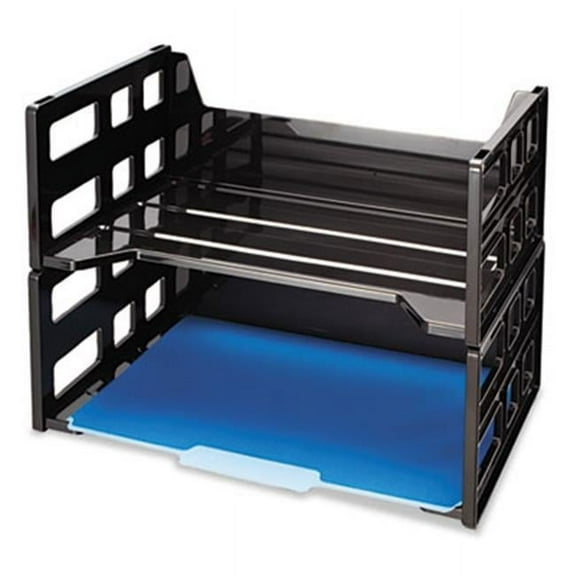 Officemate Recycled High Capacity Letter Tray, Set of 2 (26056)