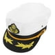 thumbnail image 5 of Sombrero de capitán marinero para adulto, sombrero de capitán de yate, sombrero de capitán de barco, sombrero de capitán para cosplay, 5 of 6