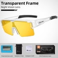 thumbnail image 2 of WEST BIKING Gafas de bicicleta Cómodas de usar Gafas deportivas Gafas de sol para exteriores, 2 of 5