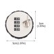 thumbnail image 2 of TEHAUX Cerradura Para Con Código Numérico 4 Dígitos Resistente Y A De Óxido, 2 of 6