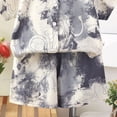 thumbnail image 6 of newwalpole Little & Big Boy's Button Down Hawaiian Shirts and Shorts Set Toddler Baby Boy Outfit Summer Clothing (Light Gray,18-24 Months), 6 of 7