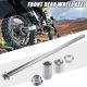 thumbnail image 2 of 1 Conjunto de Eje Delantero y Trasero con Bujes y Tornillo M12 260mm Eje de Moto de Tierra Scooter ATV Color Plateado, 2 of 6