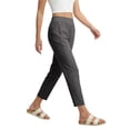 thumbnail image 5 of ClodeEU Women's Stretch 7/8 Yoga Pants,Comfortable Athletic Ankle Length Pants for Work Dark Gray,Womens Plus XXL, 5 of 6