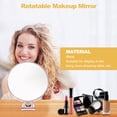 thumbnail image 2 of 2 unids dual-lateral plegable maquillaje espejo redondo maquillaje espejo oval cosmético espejo, 2 of 4
