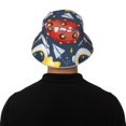 thumbnail image 5 of Bingfone Astronaut And Space Bucket Hat for Men Women,Packable Reversible Printed Sun Hats,Fisherman Outdoor Travel Hiking Beach Caps, 5 of 7