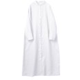 thumbnail image 4 of Riforla Fashion Linen Dress Women's High End Medium Long Loose Casual Cotton Linen Shirt Skirt Women Tunic Dress White XL, 4 of 5