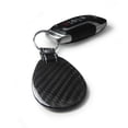 thumbnail image 3 of Jeep Compass Black 100% Real Carbon Fiber Large Tear Drop Key Chain, 3 of 5