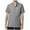 5#Gray, variant on Tops On Sale JXMVOJ Men's Cotton-Linen Solid Color Fashion Casual Button-Down Crew Neck Pocket Short Sleeve T-Shirt, Relaxed Fit Top for Summer