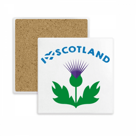 

Scottish Representative Thistle Coaster Cup Mat Mug Subplate Holder Insulation Stone