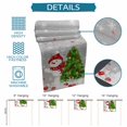 thumbnail image 6 of Grey Christmas Table Runner 48 Inches Long Farmhouse Dress Scarves, Snowman Xmas Tree Ball Snowflake Dining Tablerunner for Coffee Table/Kitchen Island/Party Décor, 13" x 48", 6 of 8