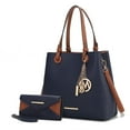 thumbnail image 2 of MKF Collection Kearny Vegan Leather Women's Tote Bag with Wallet by Mia K- 2 pieces, 2 of 4