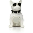 thumbnail image 4 of BarkBeat French Bulldog Bluetooth Speaker - Wireless Portable Loud Speaker with Deep Bass, FM Radio, Rechargeable Battery, Stylish Collar - Red, 4 of 7