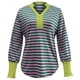 thumbnail image 3 of MHFRRA Blusa Informal Cómoda de Manga Larga con Cuello Redondo y Rayas a La Moda, Suave y Elástica, para Uso Diario Rosa, 3 of 5