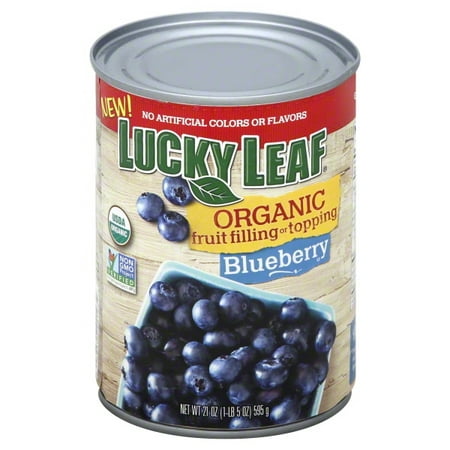 Lucky Leaf Organic Blueberry Fruit Filling or Topping, 21