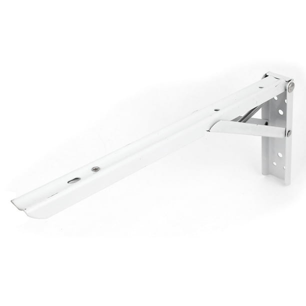 Unique Bargains Wall Mount 30x13cm Self Lock Spring Loaded Foldable