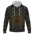 thumbnail image 1 of Sudadera con capucha y cremallera 3D con estampado de escarabajo de metal para hombre y mujer, ropa de abrigo de alta calidad, para otoño, 1 of 6