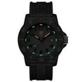 thumbnail image 4 of Luminox Men's 45mm Black Polyurethane Band Carbon Fiber Case Quartz Grey Dial Analog Watch 8882, 4 of 5
