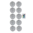 thumbnail image 1 of 13 LED RGB Submersible Light With Magnet And Suction Cup Swimming Pool Light Underwater Tea Night Light For Pond ,Easy to Install, 1 of 7