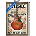 thumbnail image 3 of Music Inspires Me Wall Poster, 22.375" x 34", 3 of 5
