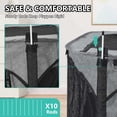 thumbnail image 6 of Foldable Pet Playpen Portable Puppy Exercise Pen Collapsible Kennel Octagon Tent for  Dog Rabbit Hamster Medium Gray, 6 of 8