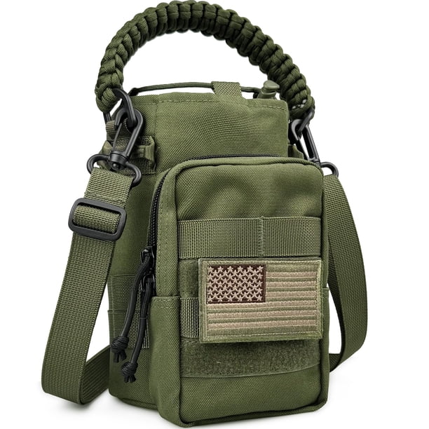 Funda para Botella de Agua DEFUNX 64oz Táctica MOLLE Verde