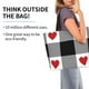 thumbnail image 2 of Easygdp Heart Black Buffalo Plaid Gingham Bolsas Tote para Mujer, Bolsos de Hombro para Viaje, Bolsos de Mano de Gran Capacidad para Compras y Trabajo, 2 of 8