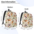 thumbnail image 2 of Honeii Cute Vegetables Print Canvas Backpack for School & Outdoor,Laptop Excursion Backpack,Notebook School Bookbag For Men Women,for Work, Travel, and Everyday Use-Small, 2 of 5