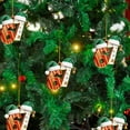 thumbnail image 3 of WKSCLPAI New Christmas 67 Ornament, Funny Santa Says Six Seven Acrylic Pendant Decoration for Xmas Tree, Gingerbread, Stripes, Snowflakes, Santa Hats, Memes Theme Holiday Decor, Gifts, 3 of 7