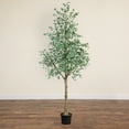 thumbnail image 3 of Nearly Natural Artificial Potted Eucalyptus Tree - 13' - Green, 3 of 7