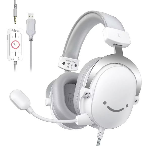Auriculares para juegos FIFINE H9 USB con conector de 3,5 mm, sonido envolvente 7.1