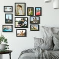thumbnail image 5 of Sindcom 10 Pack Collage Picture Frame, Gallery Wall Frame Set for Wall or Tabletop Display, Black Photo Frame, Multi Sizes Fits Two 8x10, Four 5x7, and Four 4x6 Photo, 5 of 7