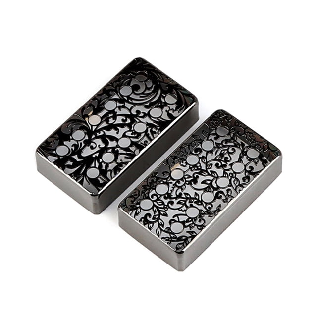 Juego de 2 cubiertas para pastillas de guitarra Humbucker Cubierta Humbucker 50 mm y 52 mm Suministros 12 B