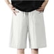 thumbnail image 3 of Pantalones Cortos de Carga de los Hombres con Cordón Sólido Cintura Deportivo Pantalones Cortos de Gimnasio con Bolsillos, Desgaste Casual de Toda la Temporada, 3 of 5