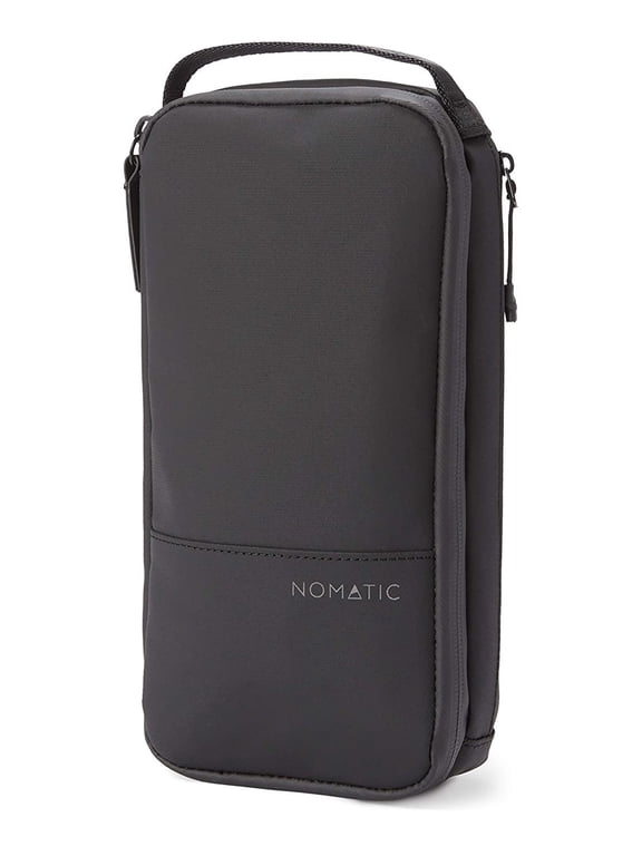 - Toiletry Wash Bag for Travel, Waterproof Storage Case for Shaving Kit, Makeup, Toiletries (Black), Small V2