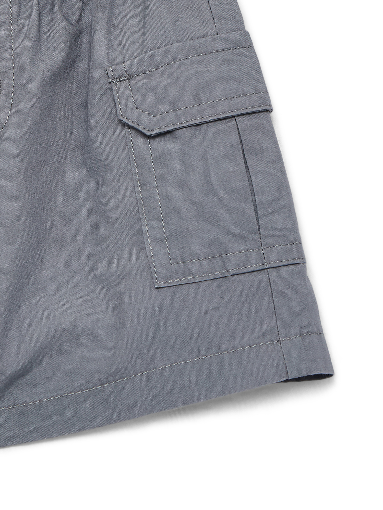 Wonder Nation Baby Boys Cotton Poplin Cargo Shorts, Sizes 0M-24M