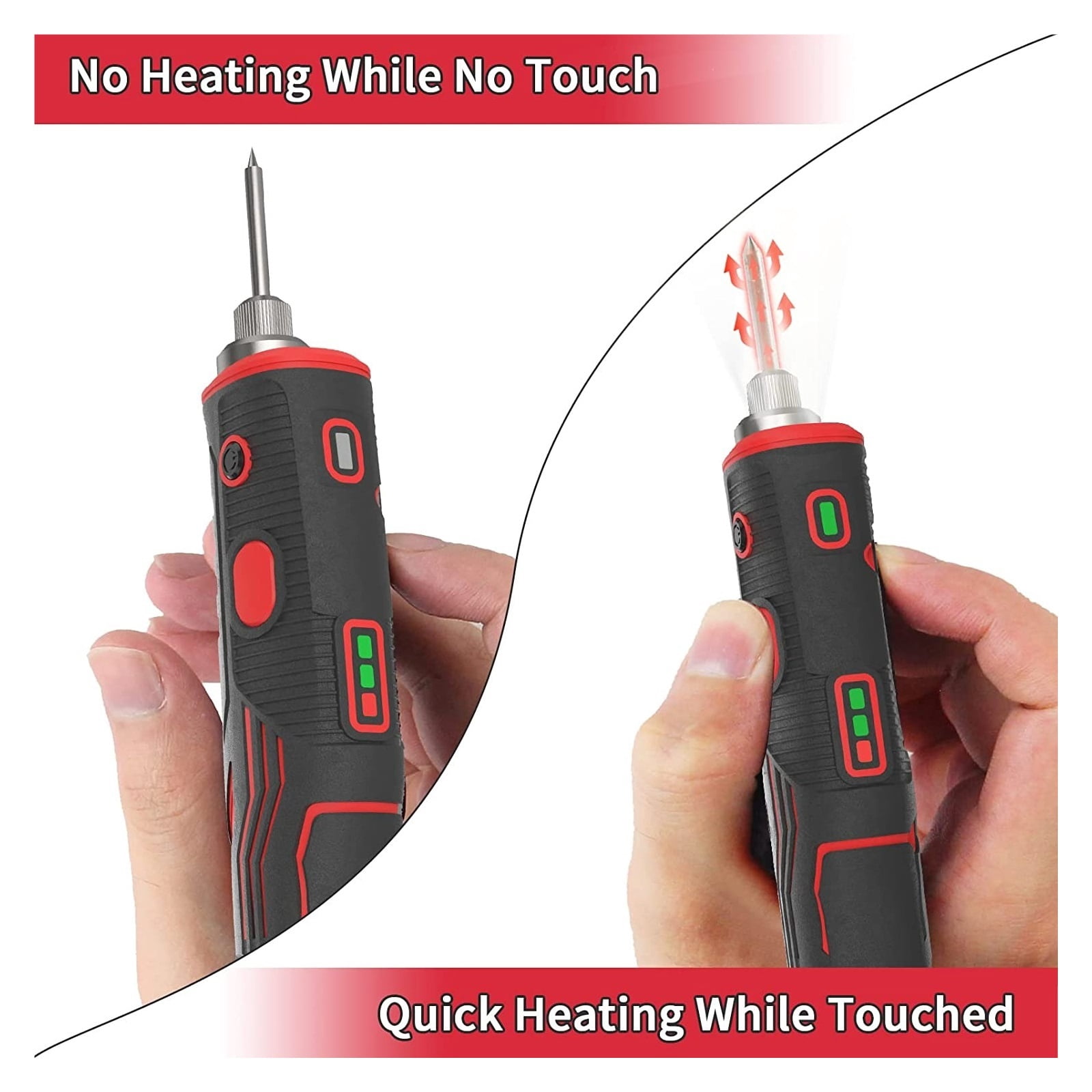 Cordless Electric Soldering Iron Kit,Rechargeable Soldering Tool,Professional Portable Welding Tool ,Accurate Temperature Control