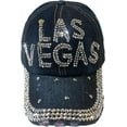 thumbnail image 3 of Popfizzy Rhinestone Las Vegas Ball Caps, Bling Bling Las Vegas Hat for Women, Las Vegas Souvenir, Bedazzled Las Vegas Gifts, 3 of 9
