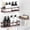 Bronze, variant on Shower Caddy Adhesive, No Drill Bathroom Shower Organizers, with Removable Hooks and Soap Holder, Rust Proof Shower Shelves, Wall-Mounted Shower Holder, 3 Pack, Grey