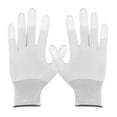 thumbnail image 1 of 4Set Guantes Anti-Estáticos Guantes Protectores Electrostáticos, Tamaño Grande Blanco, 1 of 6