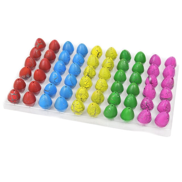 Xihbxyly Huevos de Dinosaurio, Juguetes Mágicos de Agua para Eclosionar, Huevos Sorpresa de Colores Surtidos, Divertida Experiencia de Aprendizaje, Recuerdos para Fiestas En La Piscina, a Partir de 3