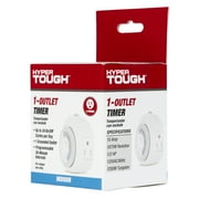 Hyper Tough Indoor Grounded Analog Timer with 3-Prong Outlet