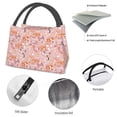 thumbnail image 4 of Fuzoiu Beautiful Fox Print Portable Insulation Lunch Bag,Large Lunch Box,Container Reusable Leakproof Tote for Work, Travel, and Outdoor Activities, 4 of 6