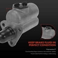 thumbnail image 3 of A-Premium Brake Master Cylinder with Reservoir and Cap Compatible with Chevrolet Vehicles - Corvette 1953-1962 - Replaces# 18010156, 5454480, 3 of 8