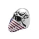 thumbnail image 5 of Anillos de material acero Inoxidable de Americana Cráneo Punk Joyas para Hombres Plata de Halloween Hugo  Anillo de la cabeza del cráneo, 5 of 10