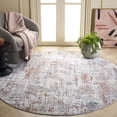 thumbnail image 2 of SAFAVIEH Vogue Austin Abstract Area Rug, Rust/Grey, 6'7" x 6'7" Round, 2 of 8