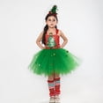 thumbnail image 4 of Falda corta de niña de Navidad Disfraz de árbol de Navidad para fiesta de Navidad Disfraz de escenario, 4 of 6