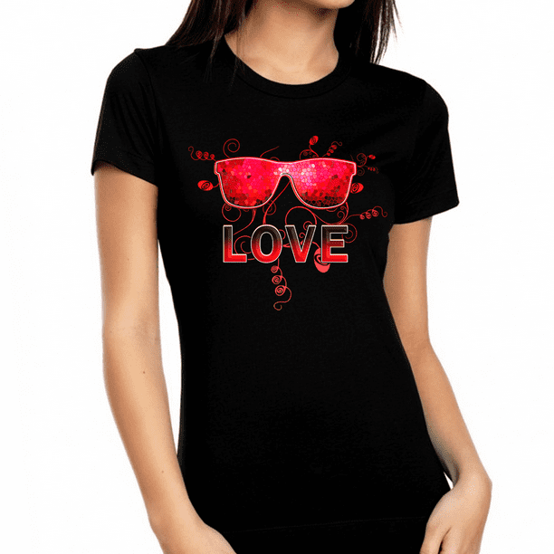 Median format As far as people are concerned Womens Valentines Day Shirts - Women Valentines Day Shirt - Valentines Day  Gift - Love T-Shirt - Walmart.com