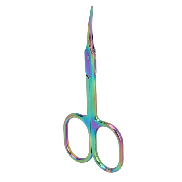 Tijeras De Manicura Para Cutículas, Tijeras De Manicura Con Revestimiento De Color, Corte Preciso, Ergonómico A Prueba De óxido Para Uso Doméstico